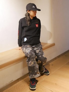 「Manhattan Portage（マンハッタンポーテージ）のアイテム」を使った、Manhattan Portage Staffさん（レディース・153cm）の秋コーディネート