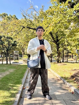 「Manhattan Portage（マンハッタンポーテージ）のアイテム」を使った、Manhattan Portage Staffさん（メンズ・178cm）の秋コーディネート