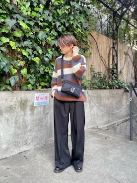 「Manhattan Portage（マンハッタンポーテージ）のアイテム」を使った、Manhattan Portage Staffさん（メンズ・170cm）の秋コーディネート