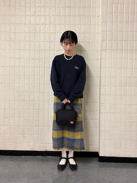 「Manhattan Portage（マンハッタンポーテージ）のアイテム」を使った、Manhattan Portage Staffさん（レディース・162cm）の秋コーディネート