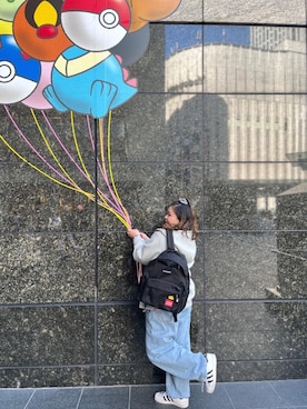 「Manhattan Portage（マンハッタンポーテージ）のアイテム」を使った、Manhattan Portage Staffさん（レディース・160cm）の秋コーディネート