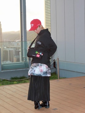 「Manhattan Portage（マンハッタンポーテージ）のアイテム」を使った、Manhattan Portage Staffさん（レディース・155cm）の秋コーディネート