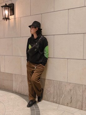 Manhattan Portage Staffさん(メンズ・183cm)の冬コーディネート