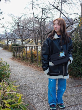 Manhattan Portage Staffさん（レディース・153cm）の冬コーディネート