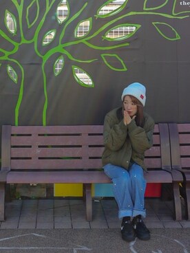 Manhattan Portage Staffさん（レディース・153cm）の冬コーディネート