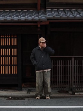 Manhattan Portage Staffさん（メンズ・183cm）の冬コーディネート