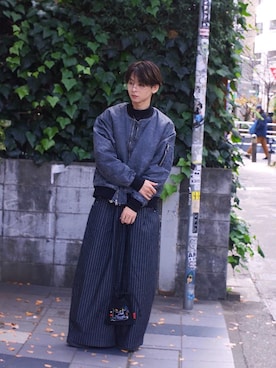 Manhattan Portage Staffさん（メンズ・170cm）の冬コーディネート