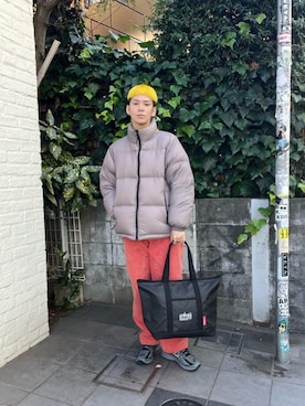 Manhattan Portage Staffさん(メンズ・172cm)の冬コーディネート