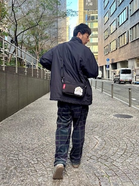 Manhattan Portage Staffさん(メンズ・177cm)の冬コーディネート
