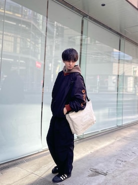 Manhattan Portage Staffさん(メンズ・170cm)の冬コーディネート