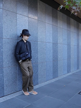 Manhattan Portage Staffさん(メンズ・183cm)の冬コーディネート