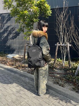Manhattan Portage Staffさん（レディース・155cm）の冬コーディネート
