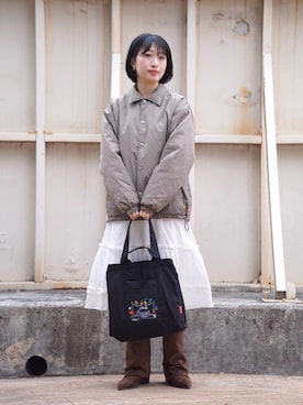 Manhattan Portage Staffさん（レディース・162cm）の冬コーディネート