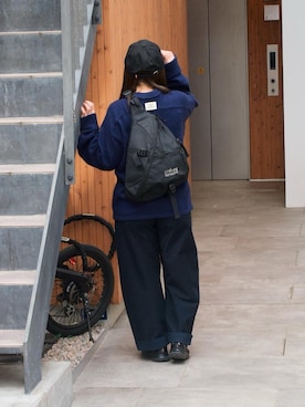 Manhattan Portage Staffさん(レディース・151cm)の冬コーディネート