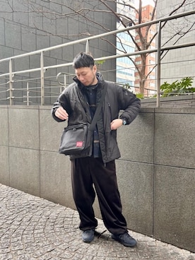 Manhattan Portage Staffさん（メンズ・177cm）の冬コーディネート