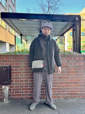 Manhattan Portage Staffさん(メンズ・177cm)の冬コーディネート