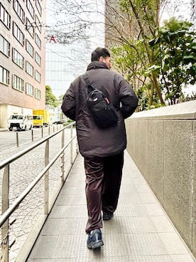 Manhattan Portage Staffさん(メンズ・177cm)の冬コーディネート