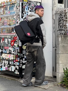 Manhattan Portage Staffさん（メンズ・172cm）の冬コーディネート
