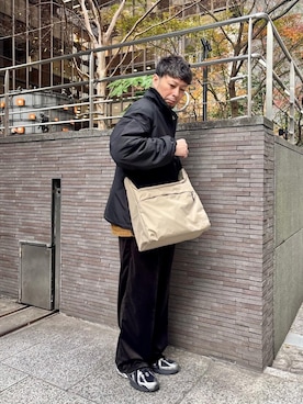 Manhattan Portage Staffさん（メンズ・177cm）の冬コーディネート