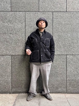 Manhattan Portage Staffさん（メンズ・177cm）の冬コーディネート