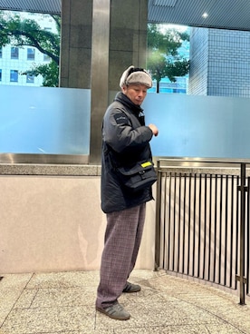 Manhattan Portage Staffさん（メンズ・177cm）の冬コーディネート