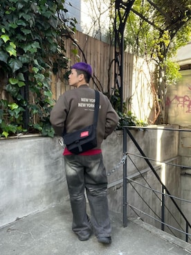 Manhattan Portage Staffさん（メンズ・172cm）の冬コーディネート