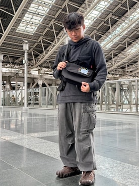 Manhattan Portage Staffさん（メンズ・165cm）の冬コーディネート