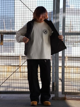 Manhattan Portage Staffさん(メンズ・160cm)の冬コーディネート