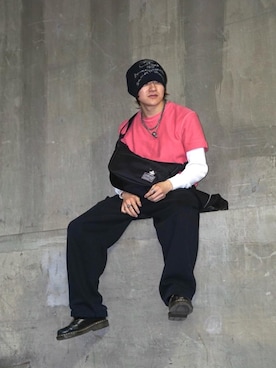 Manhattan Portage Staffさん（メンズ・160cm）の冬コーディネート