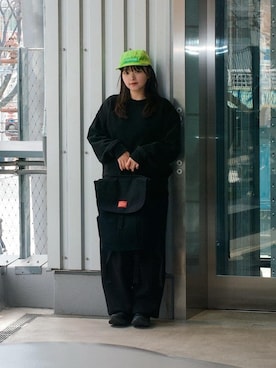 Manhattan Portage Staffさん（レディース・151cm）の冬コーディネート