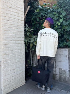 Manhattan Portage Staffさん(メンズ・172cm)の冬コーディネート