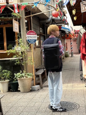 「防水」｜Manhattan Portage Staffさん（メンズ・165cm）の春コーディネート