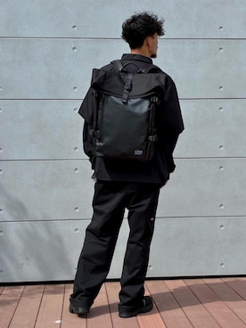「防水」｜Manhattan Portage Staffさん（メンズ・180cm）の春コーディネート