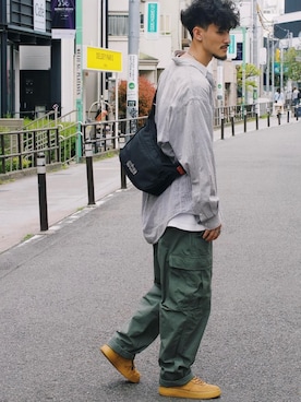 「Manhattan Portage」｜Manhattan Portage Staffさん（メンズ・180cm）の春コーディネート