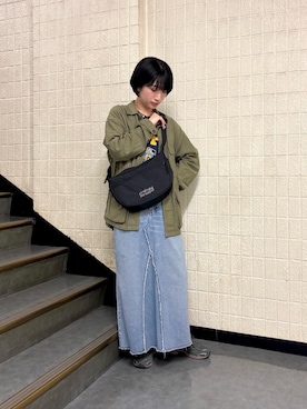 「Manhattan Portage」｜Manhattan Portage Staffさん（レディース・162cm）の春コーディネート