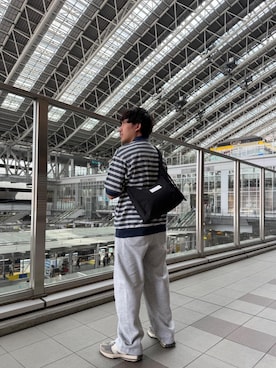 Manhattan Portage Staffさん（メンズ・165cm）の夏コーディネート