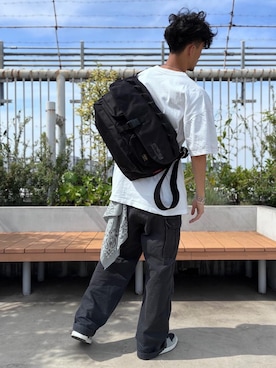Manhattan Portage Staffさん(メンズ・180cm)の夏コーディネート