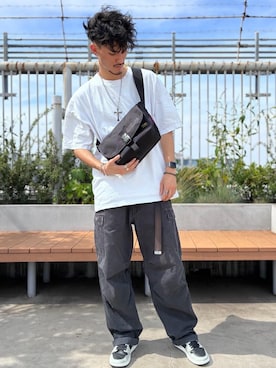 Manhattan Portage Staffさん(メンズ・180cm)の夏コーディネート