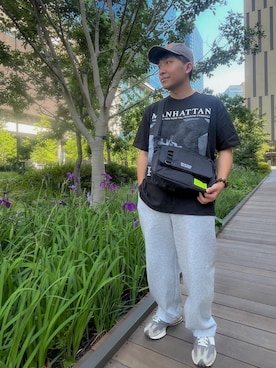 Manhattan Portage Staffさん(メンズ・165cm)の夏コーディネート