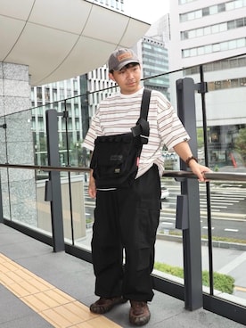 Manhattan Portage Staffさん(メンズ・165cm)の夏コーディネート