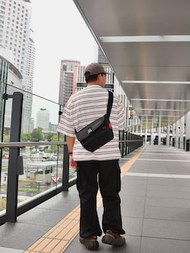 Manhattan Portage Staffさん(メンズ・165cm)の夏コーディネート