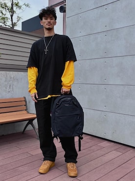 Manhattan Portage Staffさん(メンズ・180cm)の夏コーディネート