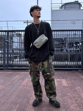 Manhattan Portage Staffさん(メンズ・180cm)の夏コーディネート