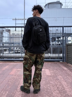 Manhattan Portage Staffさん(メンズ・180cm)の夏コーディネート
