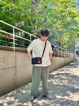 Manhattan Portage Staffさん（メンズ・177cm）の夏コーディネート