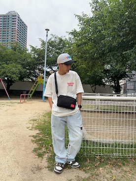 Manhattan Portage Staffさん（メンズ・167cm）の夏コーディネート