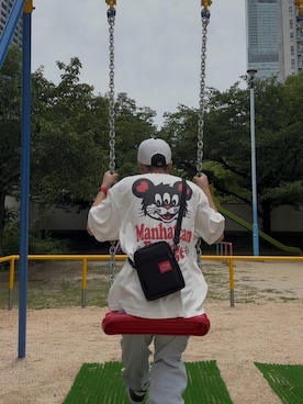 Manhattan Portage Staffさん（メンズ・167cm）の夏コーディネート