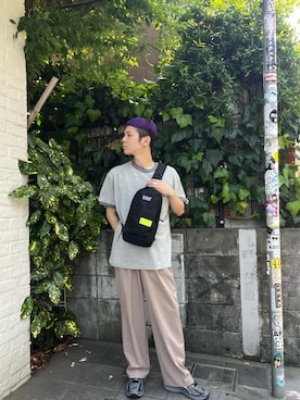 Manhattan Portage Staffさん（メンズ・172cm）の夏コーディネート