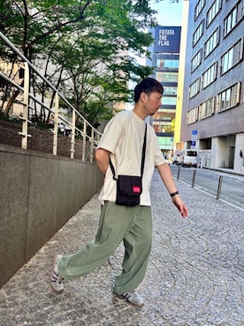 Manhattan Portage Staffさん(メンズ・177cm)の夏コーディネート