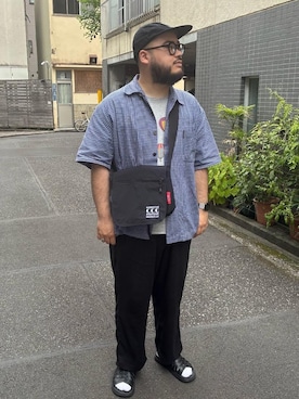 Manhattan Portage Staffさん(メンズ・173cm)の夏コーディネート